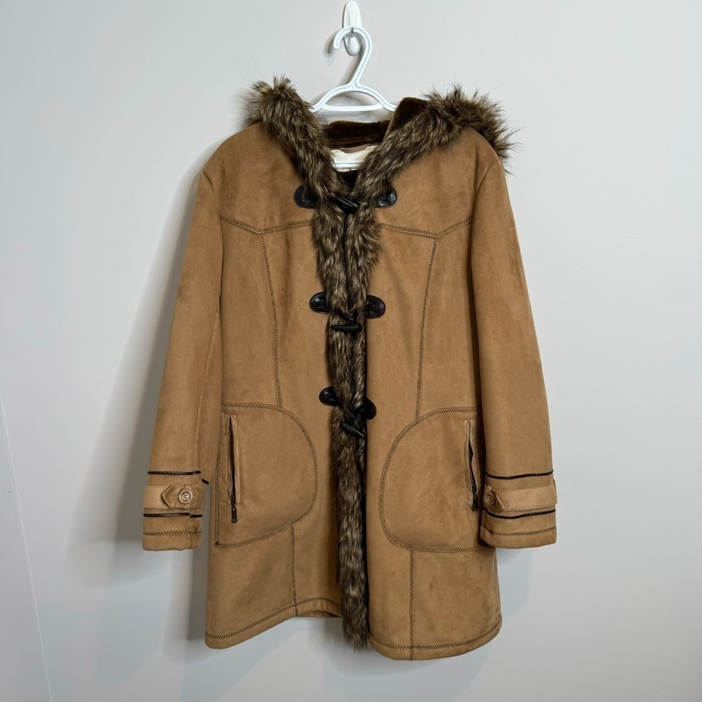 Waterproof Women’s Winter Faux Suede Coat